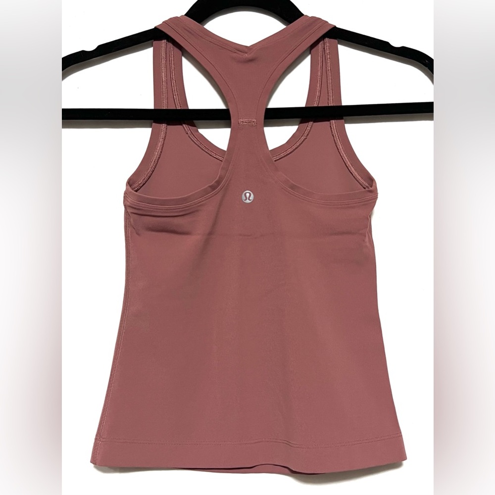 Lululemon Cool Racerback Tank Top Shorter Length Cropped Running Yoga Workout - Picture 8 of 10